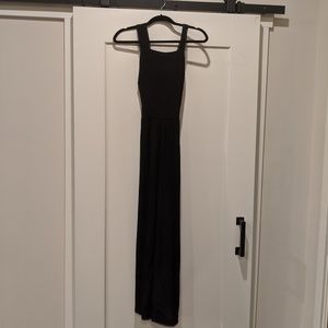 Madewell black open back jumpsuit